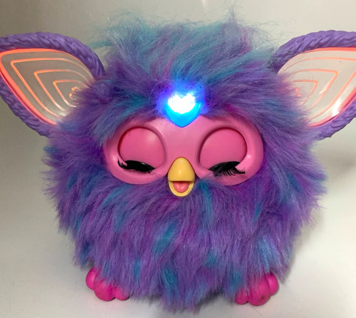 Furby purple plush tie - furby,