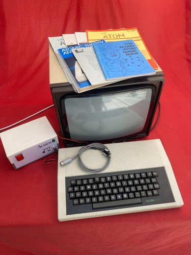 Acorn atom computer colour - acorn,