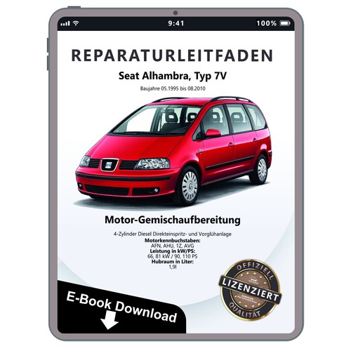 Seat alhambra 9l - 7v, diesel