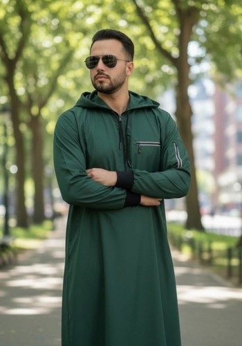 Mens boys hooded sporty jubba - boys,