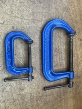 2x Record No 121 Clamps  (1x 6”, 1x 3”) Both Nice Condition 