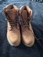 Womens Landrover Leather Boots Size 3