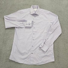 Eton Shirt Mens 41 16 Purple