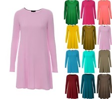 Women Ladies Long Sleeve Swing