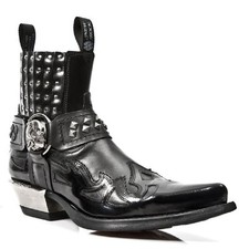 NEW ROCK M.7950-S1 Black Ankle