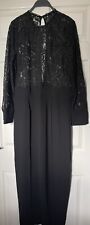 zara black jumpsuit Size XL
