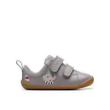Clarks Roamer Mime Toddler Baby Shoes Grey Pre Walker First Shoes