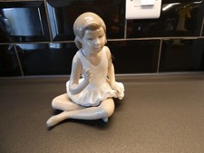 Nao by Lladro Figurine - Ballerina in a Sitting Pose - Attentive