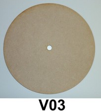 WOODEN CLOCK FACE 250MM (25CM)