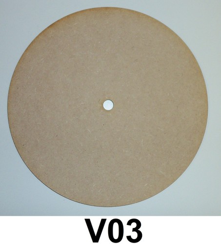 Wooden clock face 250mm - face, (25cm)