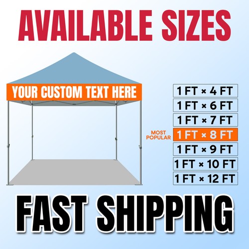 Custom tent banner full color - custom,