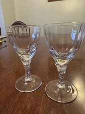 2 Twisted Stem Glass Liquer