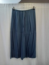 Laura Ashley Dark Teal Silk Skirt UK14