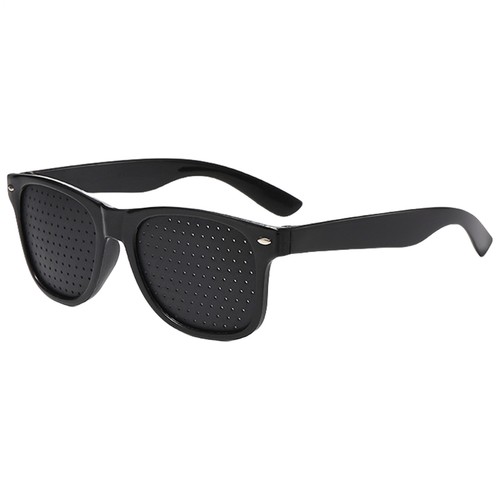 Small hole glasses eyes - glasses,