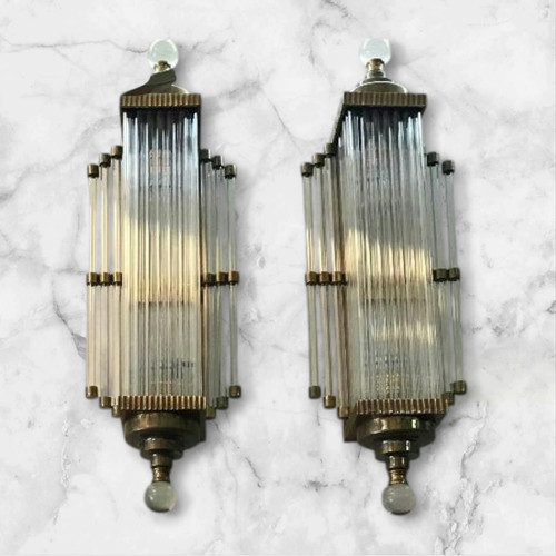 Vintage art deco brass - art,