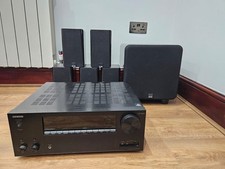 SVS Prime Home cinema system 5.1 with Onkyo 7 channel amplifier