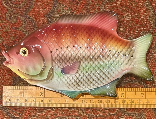 Ceramic rainbow fish lugenes - rainbow,