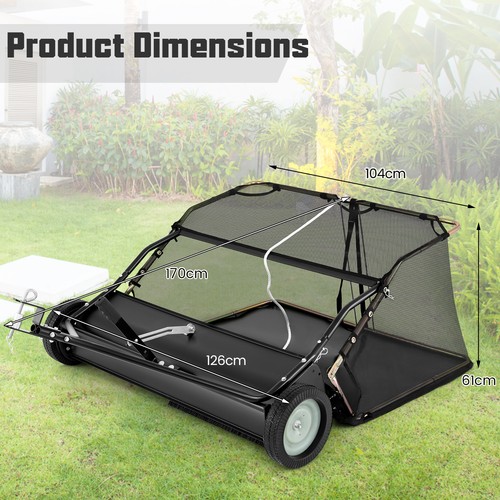 Tow behind lawn - lawn, sweeper