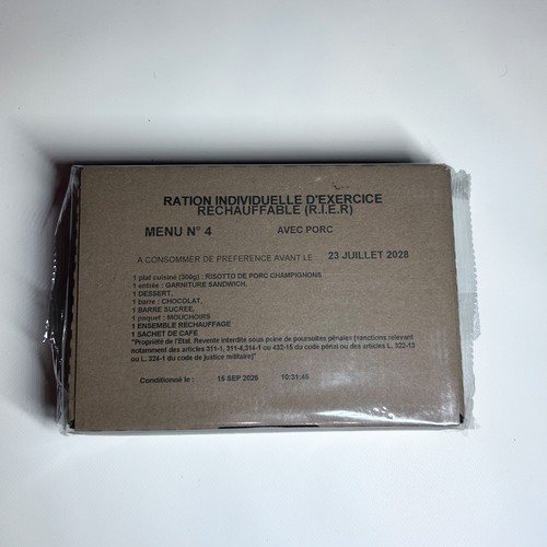 Autentic french military - military, mre