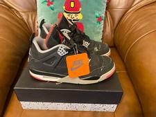 Air Jordan 4 retro bred OG IV Size UK 9 Black 