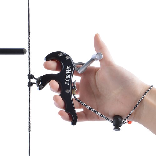 Compound bow finger release - finger,