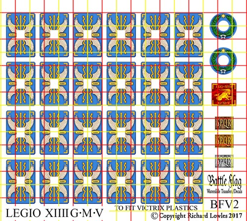 Shield decals for victrix - for,