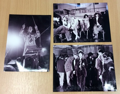 Three black and white prints - three,