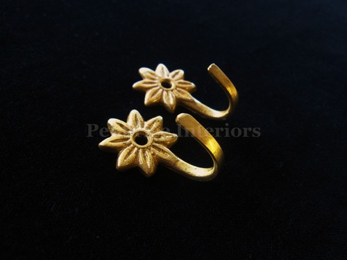 Mini solid brass flower - 2,