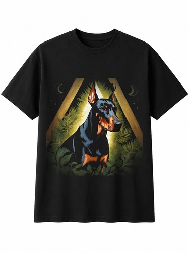 Botanical doberman triangle - botanical,