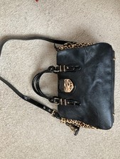 Ladies Clark’s Black/Leopard Shoulder/Handle Handbag/Laptop bag