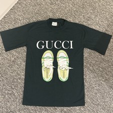 Cucci Shirt Green Olive Size M Short Sleeve Round Nick