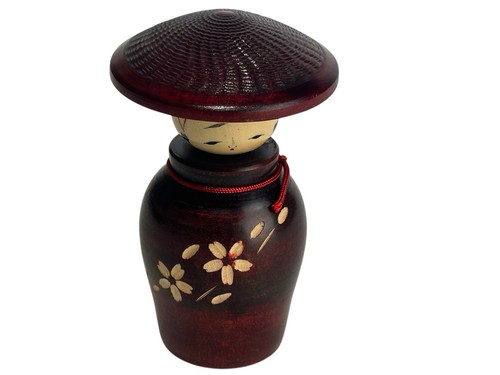 Vintage japanese kokeshi doll - vintage,