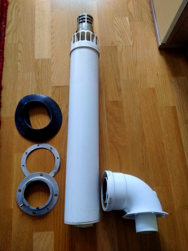 Flue kit horizontal ravenheat - kit,