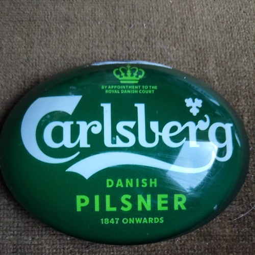Carlsberg lens beer pump - carlsberg, clip