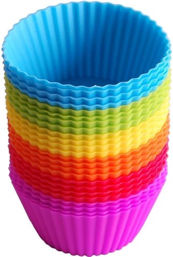 Reusable silicone muffin - silicone, &