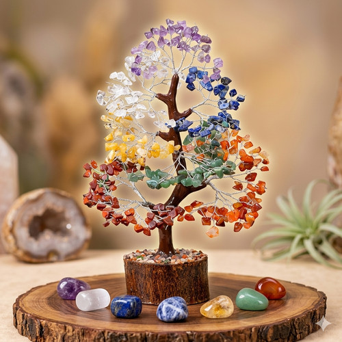 Chakra crystal tree life - tree,