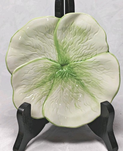 Vintage italian majolica - vintage, pansy