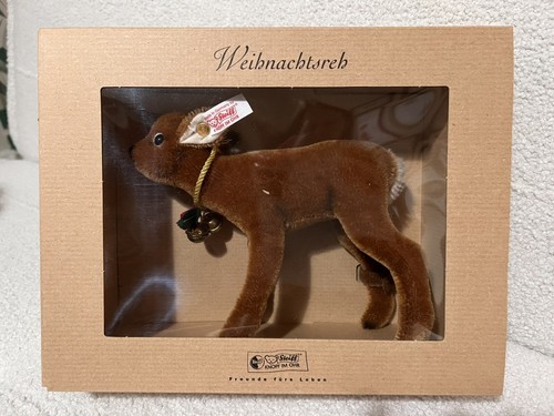 Steiff christmas deer 20cm - steiff,