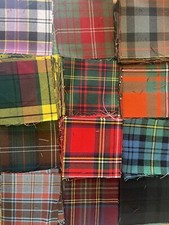 Tartan Quilting Squares Wool