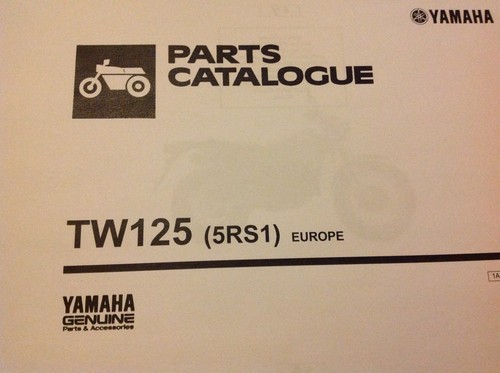 Yamaha 125 parts list - tw,