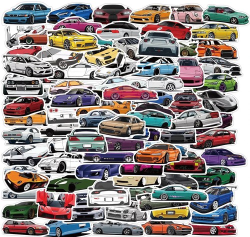 100pc cool jdm graffiti - 100pc,