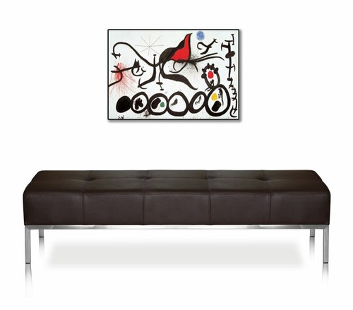 Leather bench museum - bench, loft