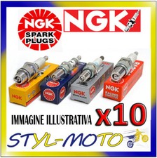 Kit 10 x Spark Plugs NGK BP6ES Stock Number 7811
