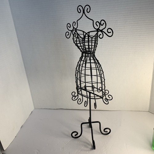 Black metal wire jewelry - black,