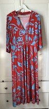 Aniston Summer Dress Red/Blue