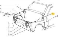 Fiat 126 BIS 87-98 TOP PANEL