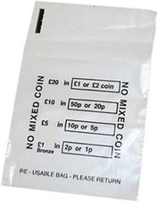 Cash Denominated Coin Bags - Various Quantities