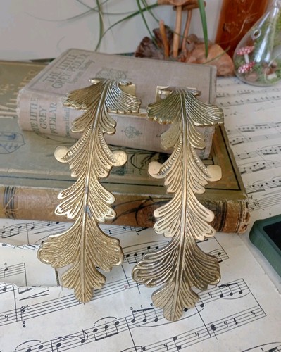 Vintage brass curtain - brass,