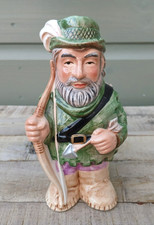 Collectible Vintage Toby Style Jug Robin Hood Leonardo Collection