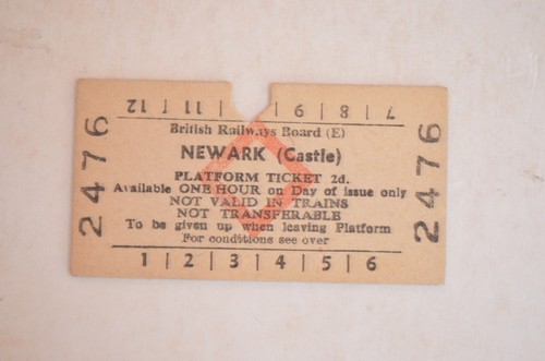 Railway platform ticket brb - platform,